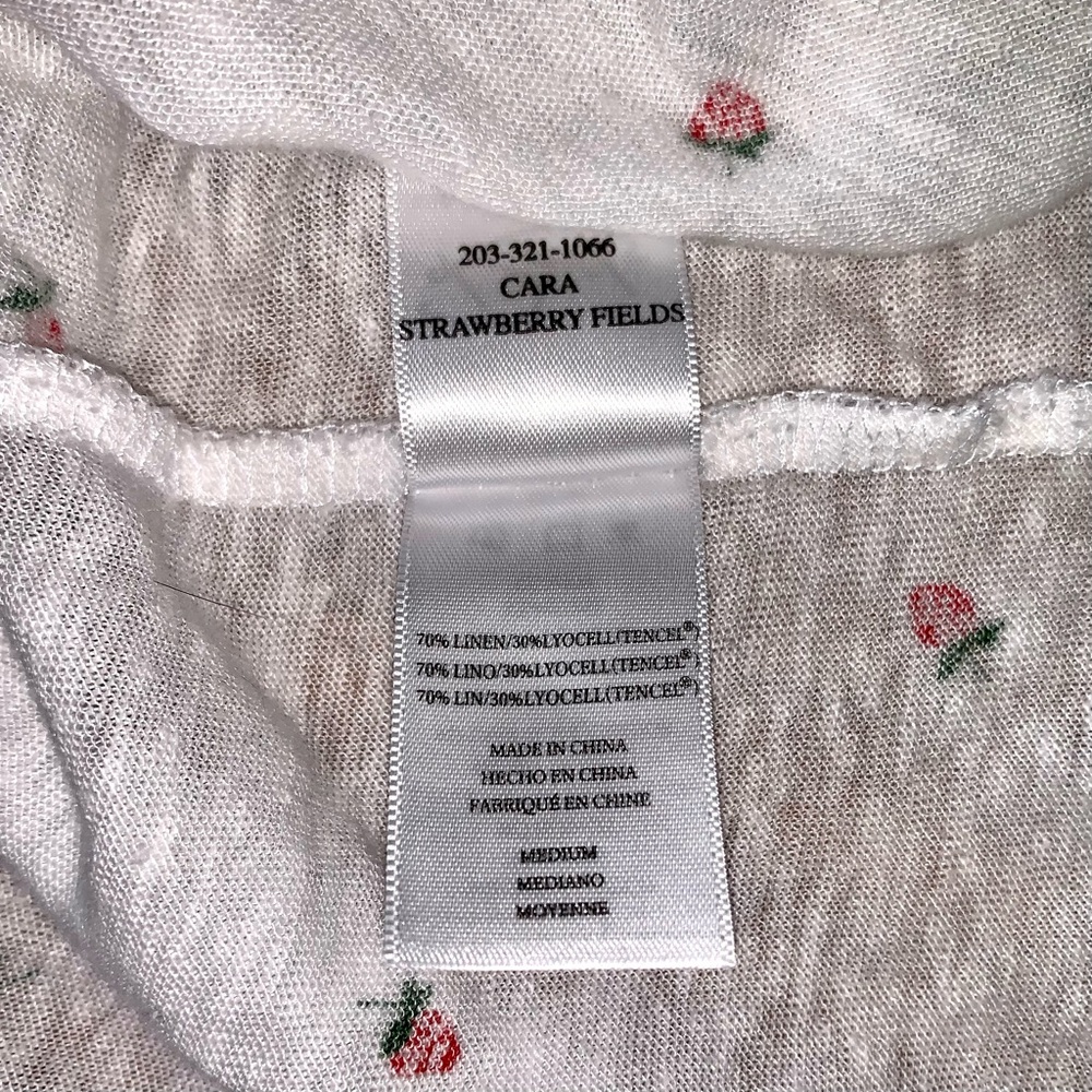 Rails Strawberry Fields Cara Linen Blend V-Neck T… - image 6